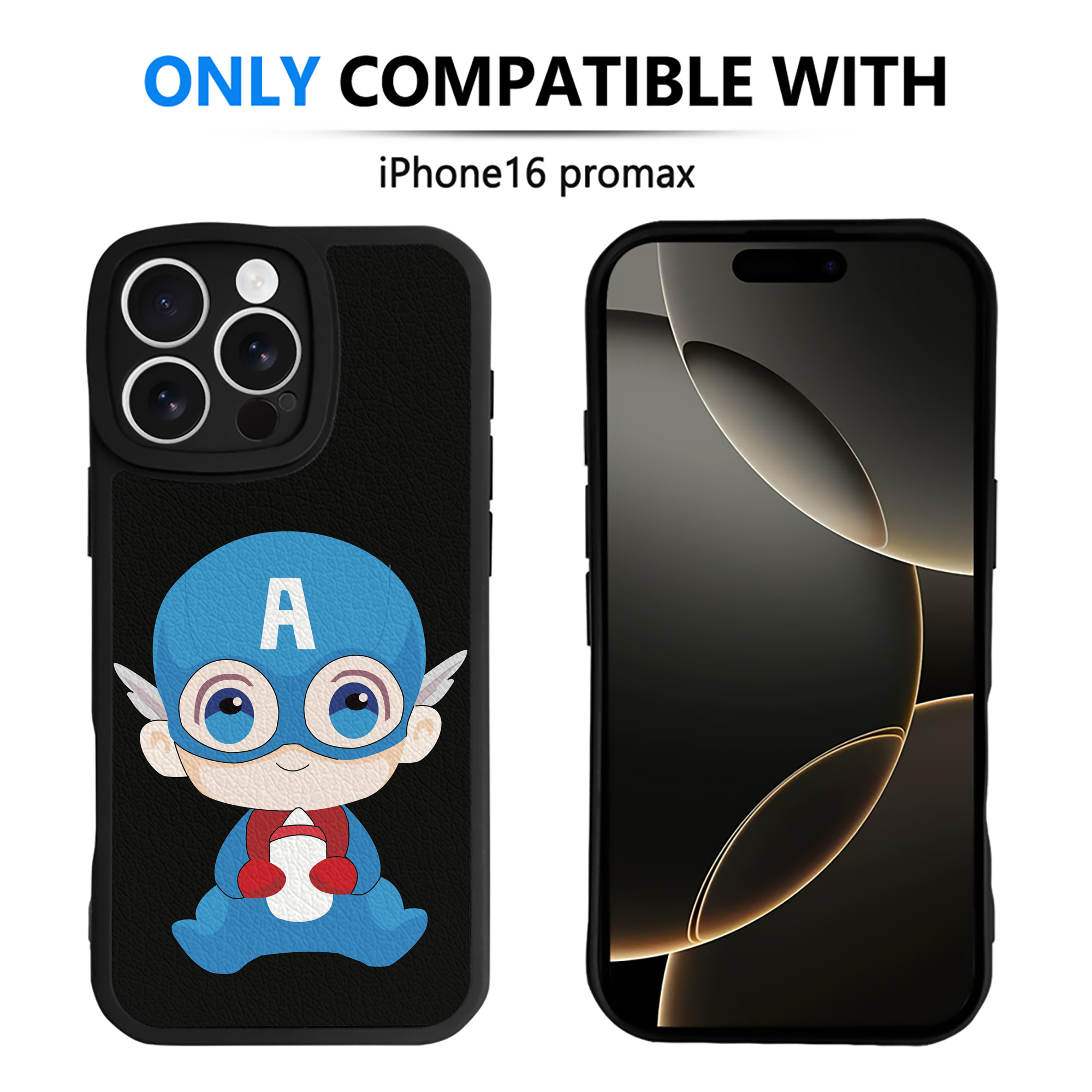 （画像用） アベンジャーズ The Avengers 【iPhone 16シリーズ対応】シリコンスマホケース（レザー調） 材質：シリコン